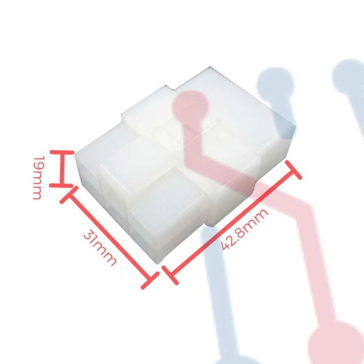 Conector 6 Pines Pareja AWG 18