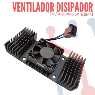 Ventilador Disipador 12V  40x40x10mm