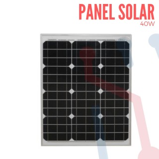 Panel solar de intemperie 40W