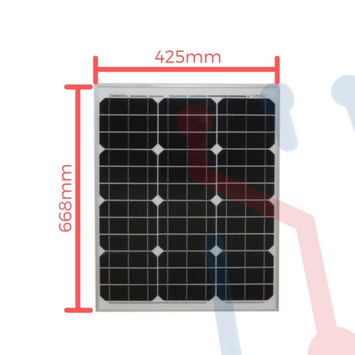 Panel solar de intemperie 40W