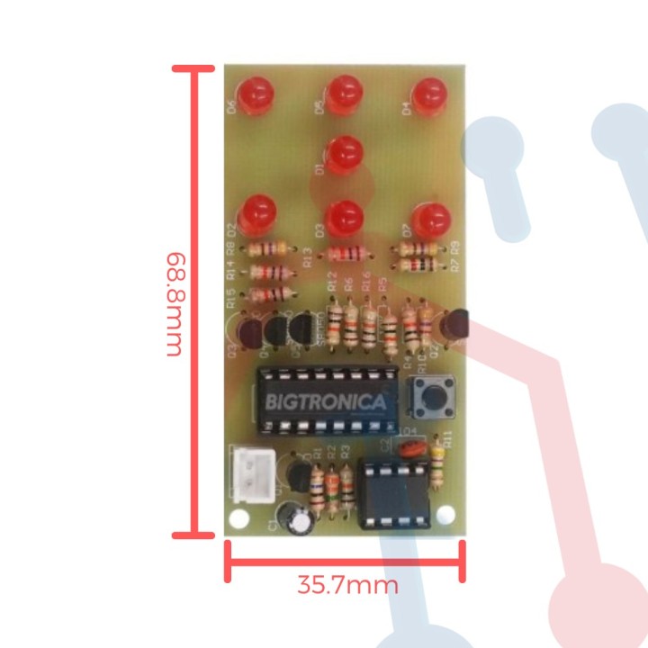 Kit Educativo Dado Electrónico