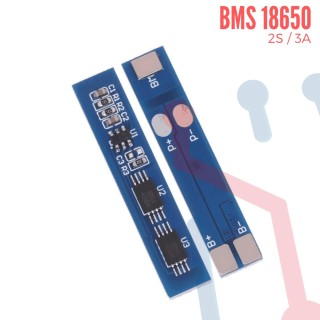 Módulo de Carga y Protección de Baterías 18650 2S