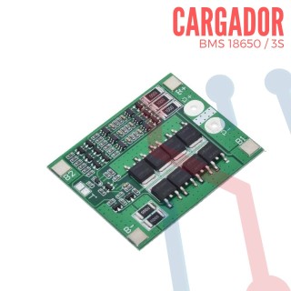 Cargador BMS Para Pila 18650 3S