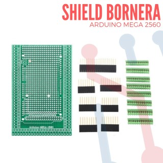 Shield Bornera Arduino Mega 2560