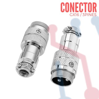 Conectores Aéreos con Cable 2 PIN