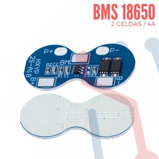 Cargador BMS 18650 2S 4A