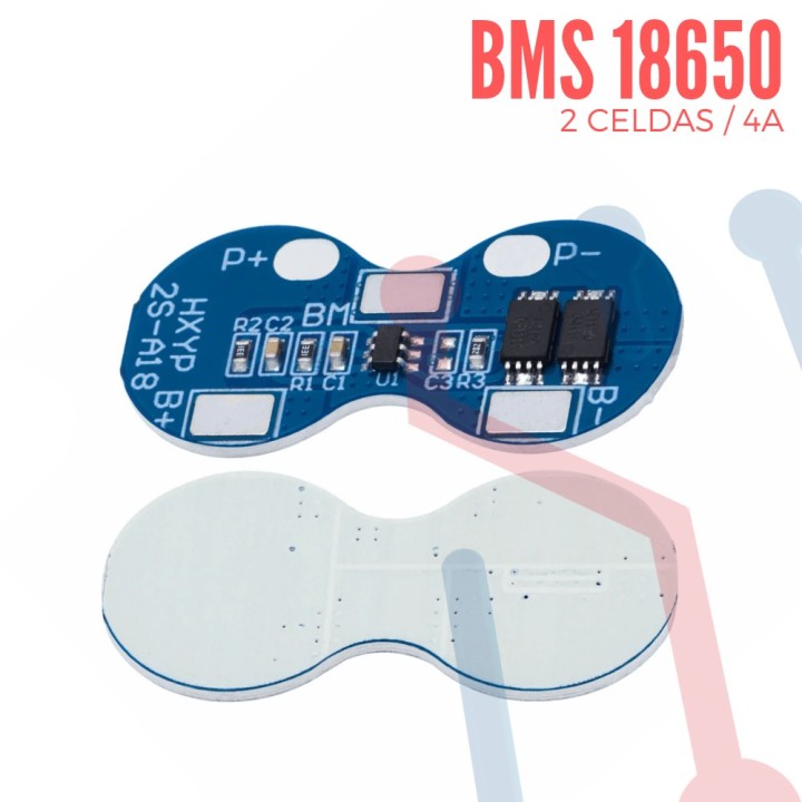 Cargador BMS 18650 2S 4A