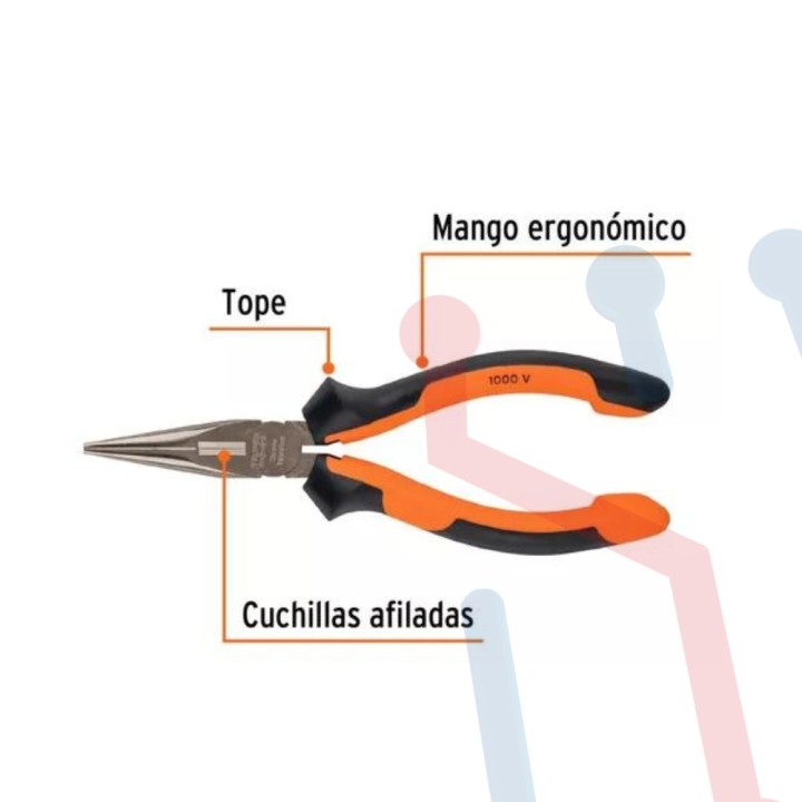 Pinza de Punta y Corte 6" Truper Expert