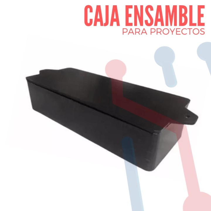 Caja de ensamble Negra 190x100x60mm
