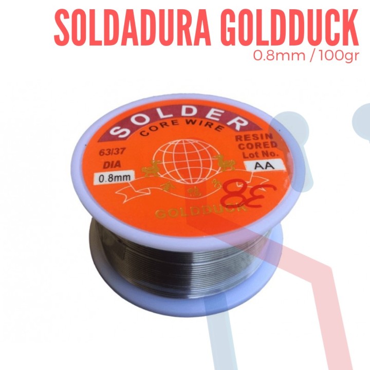 Soldadura Estaño 0.8mm x 100gr