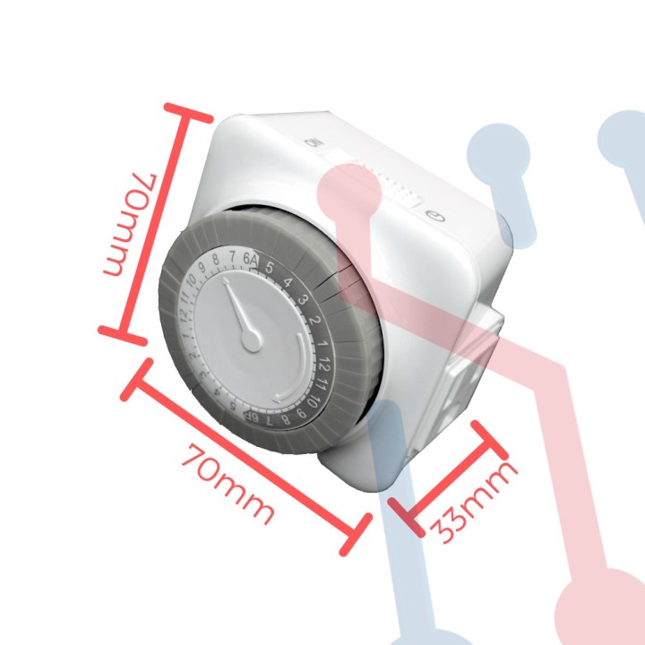 Temporizador Análogo 110VAC 15A