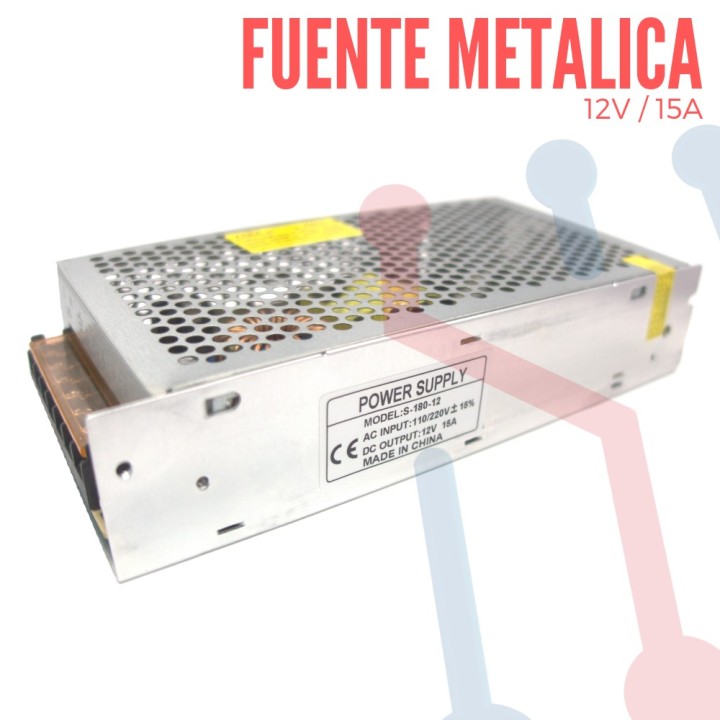 Fuente Suicheada 12V 15A 180W