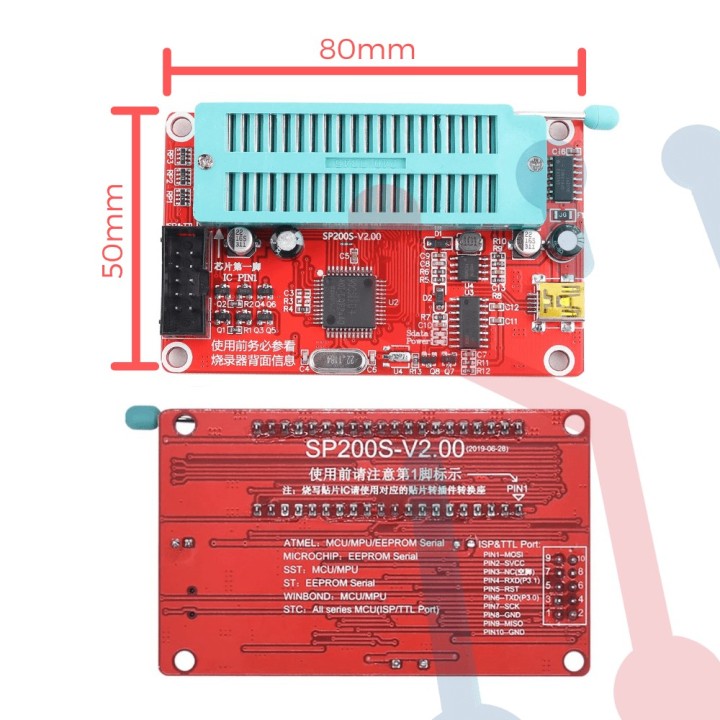 Programador AVR, SST y Memorias EEPROM SP200S