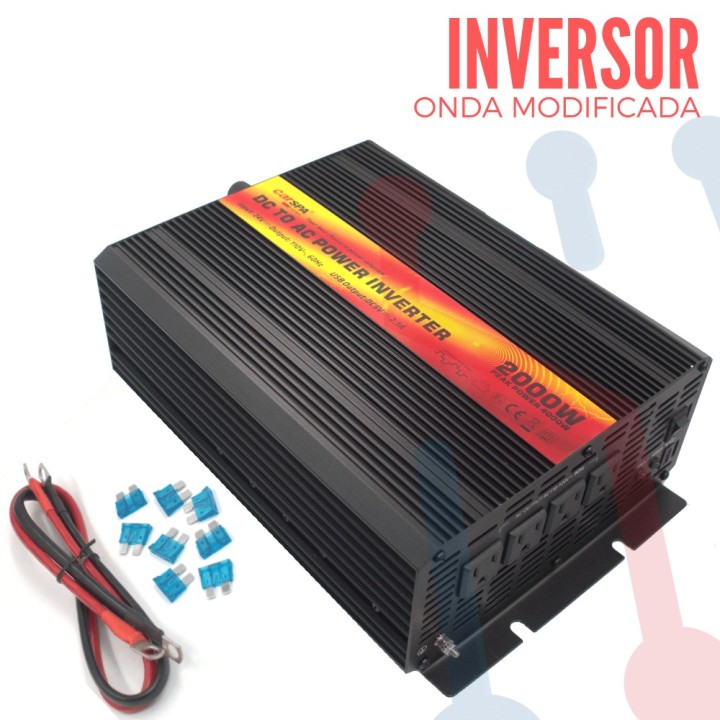 Inversor (Onda modificada) DC/AC 12V 800W-ProsKit