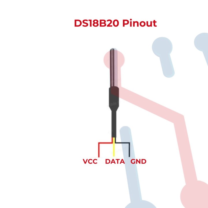Sensor de Temperatura DS18B20 en Sonda 3 Metros