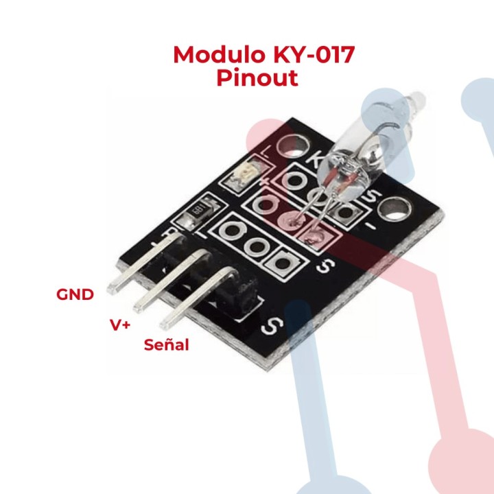 Módulo Sensor de Mercurio KY-017