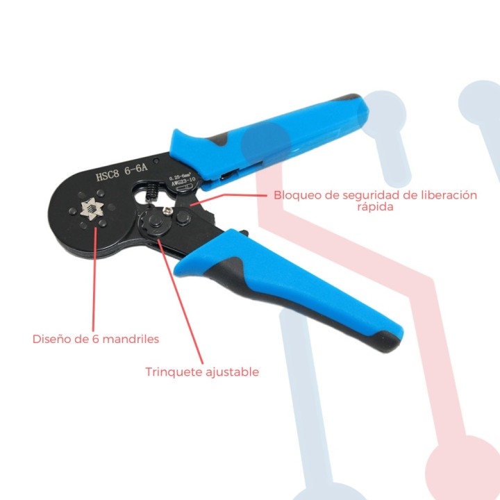 Ponchadora Para Terminal de Pin Hueco TO-UD61