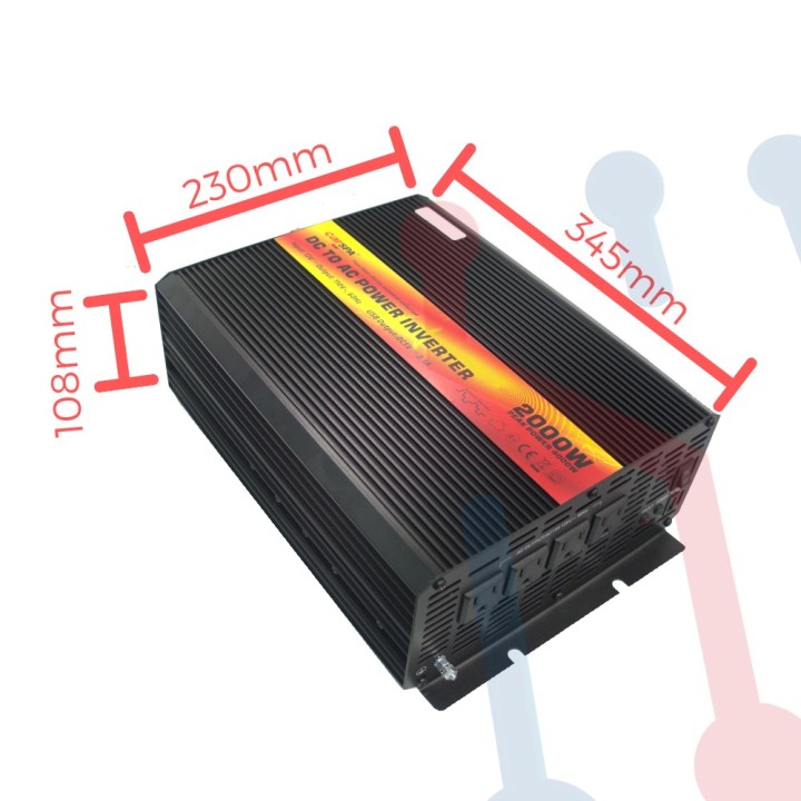 Inversor (Onda modificada) DC/AC 12V 800W-ProsKit