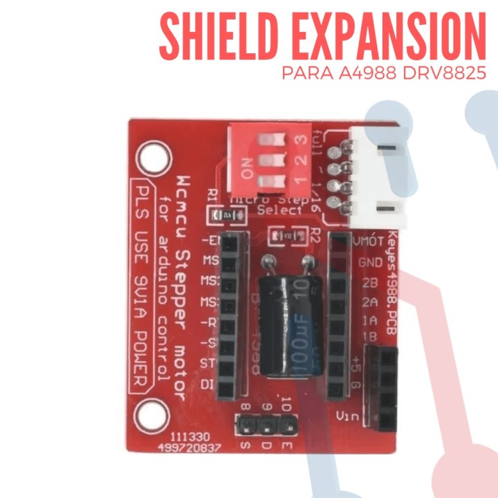 Shield  Driver A4988/DRV8825