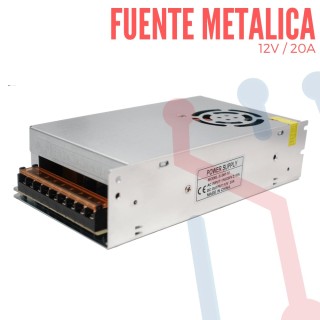 Fuente Suicheada 12V 20A 240W 
