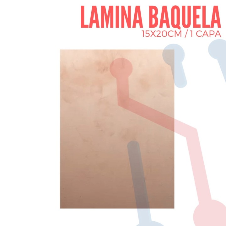 Lamina Cobrizada en Baquela 15X20