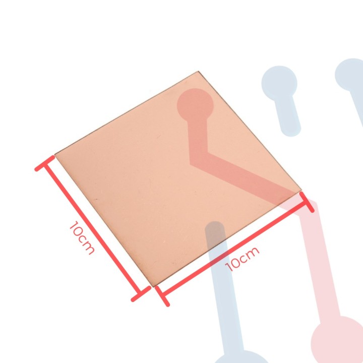 Lamina Virgen en  Fibra de Vidrio 10x10 cm