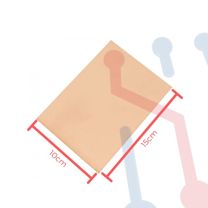 Lamina Virgen en  Fibra de Vidrio 10x10 cm