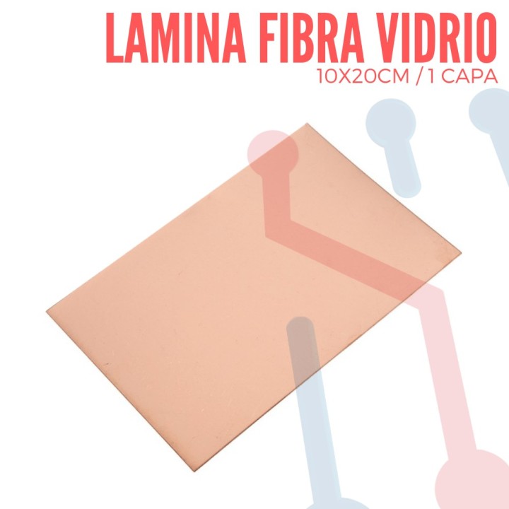 Lamina Virgen en  Fibra de Vidrio 10x20cm