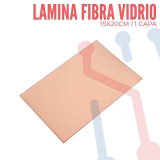 Lamina Virgen en  Fibra de Vidrio 15x20cm
