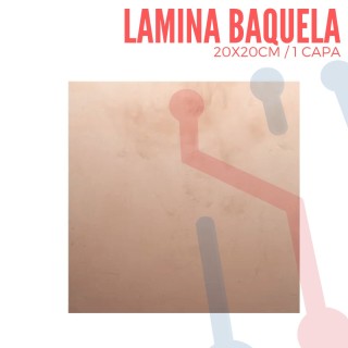 Lamina Cobrizada en Baquela 20X20