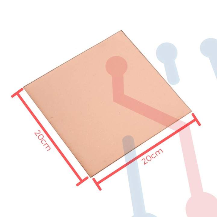 Lamina Virgen en  Fibra de Vidrio 20x20cm Doble Capa