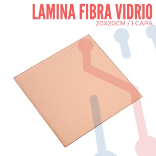 Lamina Virgen en  Fibra de Vidrio 20x20cm
