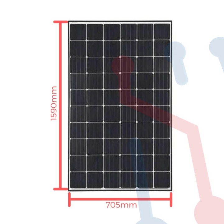 Panel Solar de Intemperie 220W