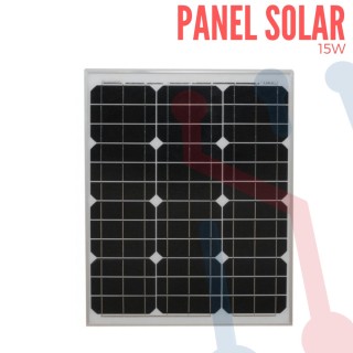 Panel solar de intemperie 15W