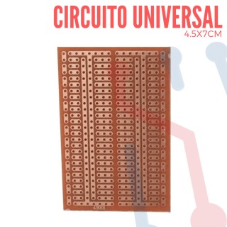 Circuito Impreso Universal 4.5X7cm