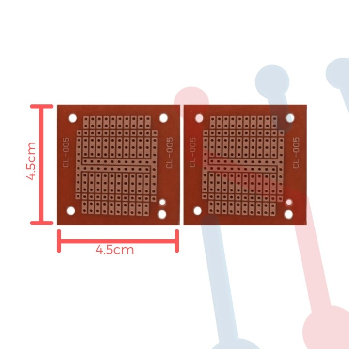 Circuito Impreso Universal 4.5X4.5cm