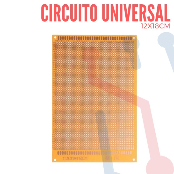 Circuito Impreso Universal 12X18cm