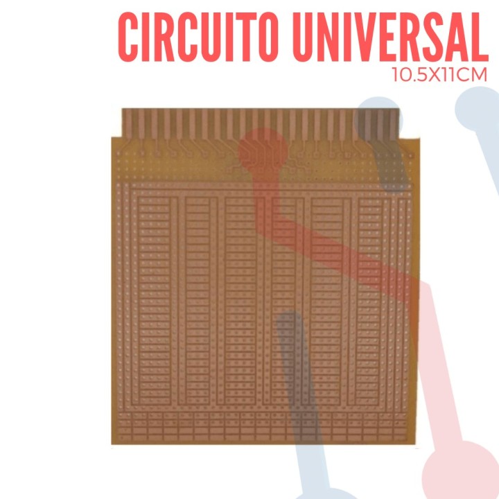 Circuito impreso universal 10.5X11cm
