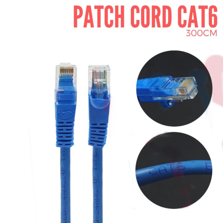 Patch Cord CAT6 3Mt