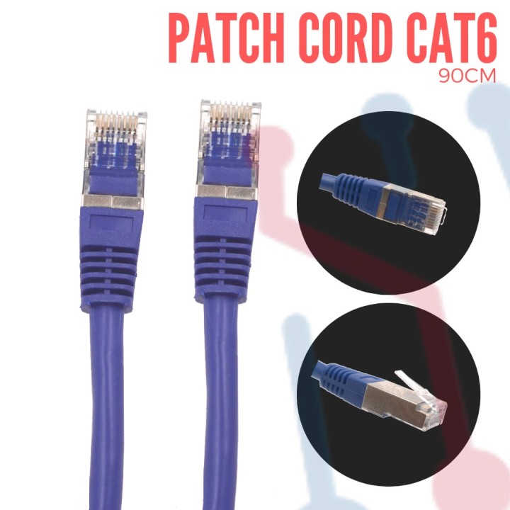 Patch Cord CAT6 Azul 0.9Mt