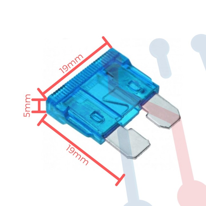 Fusible Medida Estandar para Carro 15 Amperios