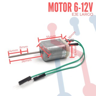 Motorreductor 12V 100RPM 16mm
