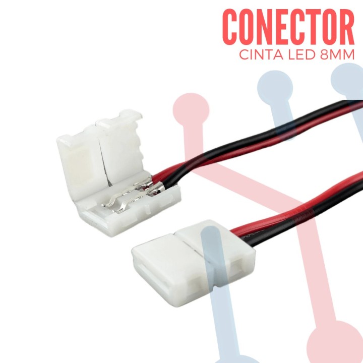 Conector Cinta LED de 8mm