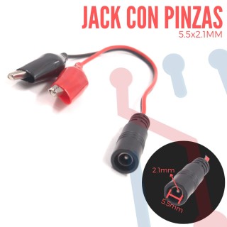 Jack para voltaje en DC 5*2.1mm