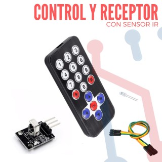 Kit Control y Receptor IR (HX1838)