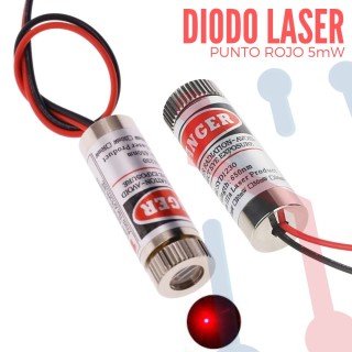 Diodo Laser 5mW Punto