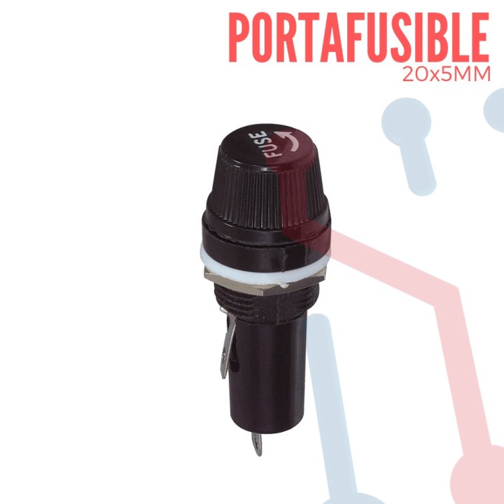 Portafusible de Chasis 20x5mm