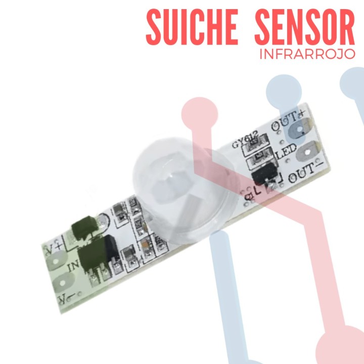 Suiche con Sensor Infrarrojo PIR