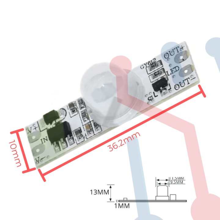 Suiche con Sensor Infrarrojo PIR