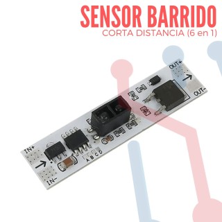 Sensor de Barrido de Corta Distancia (6 en 1)